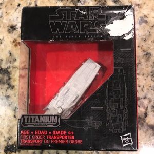 CollectibleStarWars the black series 1st order transporter mint toy worn package